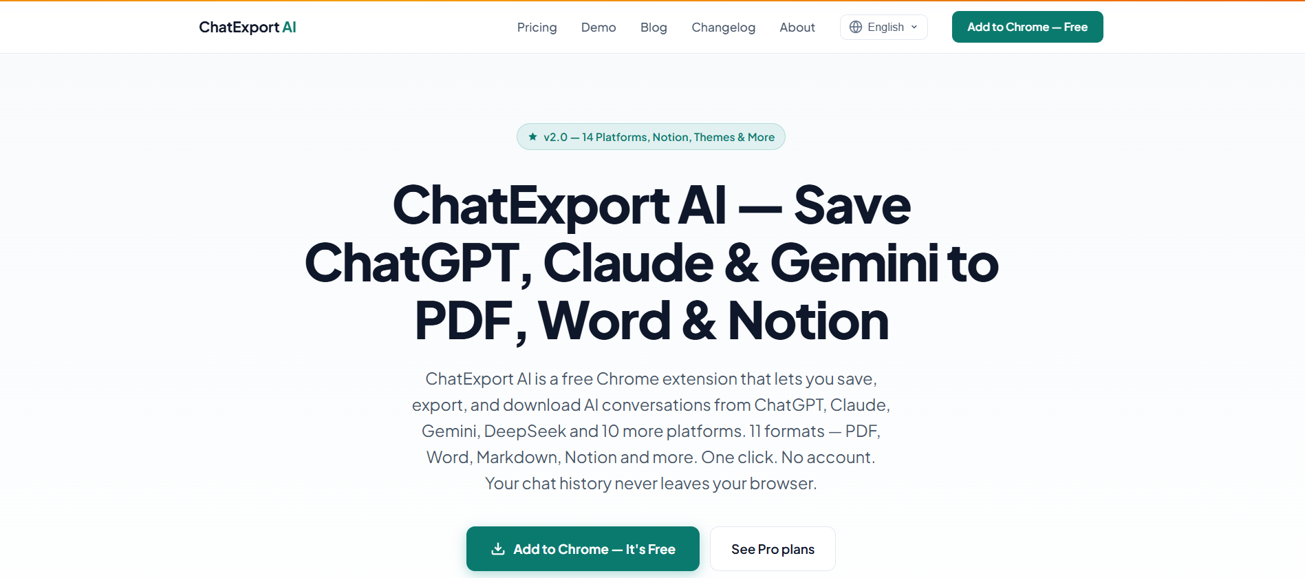 ChatExport AI