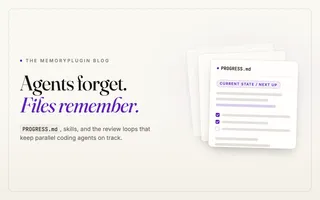 One prompt set up my AI coding workflow: PROGRESS.md, skills, and review loops