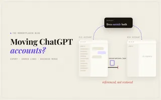 Can You Transfer ChatGPT Chats to Another Account? What Actually Works (2026)