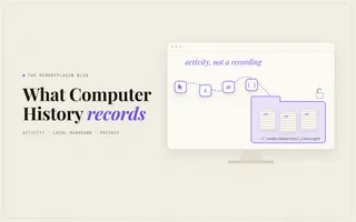ChatGPT Computer History: What It Records on Your Mac