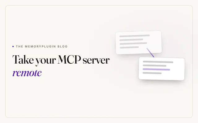 How to convert a local MCP server to a remote MCP server