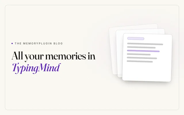How to load all memories into your chats in TypingMind