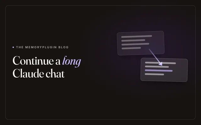 How to Continue a Long Claude Chat in a New Conversation